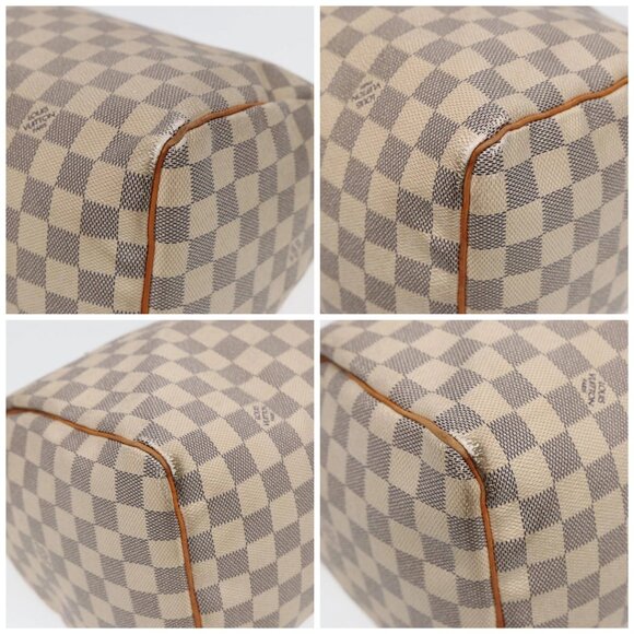 LOUIS VUITTON Damier Azur Speedy 30 Hand Bag N41533 LV Auth 84648 - Picture 16 of 16